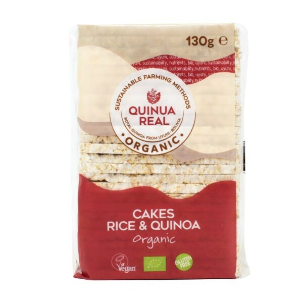 tortitas de arroz con quinua real