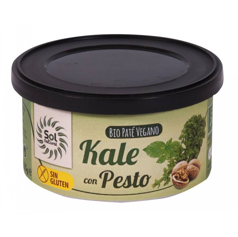paté de kale con pesto sin gluten