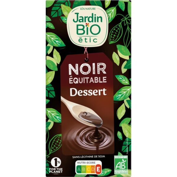 Pastilla chocolate 52% Jardin Bio