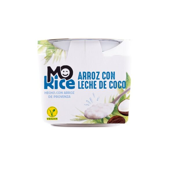 postre de arroz con leche de coco